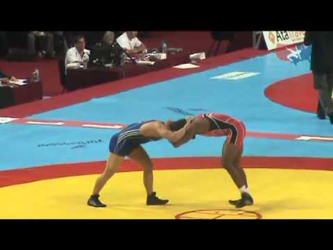 2011 Worlds Freestyle 74kg   Jordan Burroughs USA vs  Richardo Robertty Moreno VEN