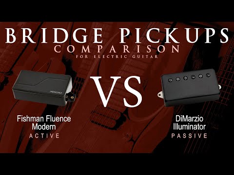 Fishman FLUENCE MODERN vs DiMarzio ILLUMINATOR - Bridge Guitar Pickup Comparison Tone Demo