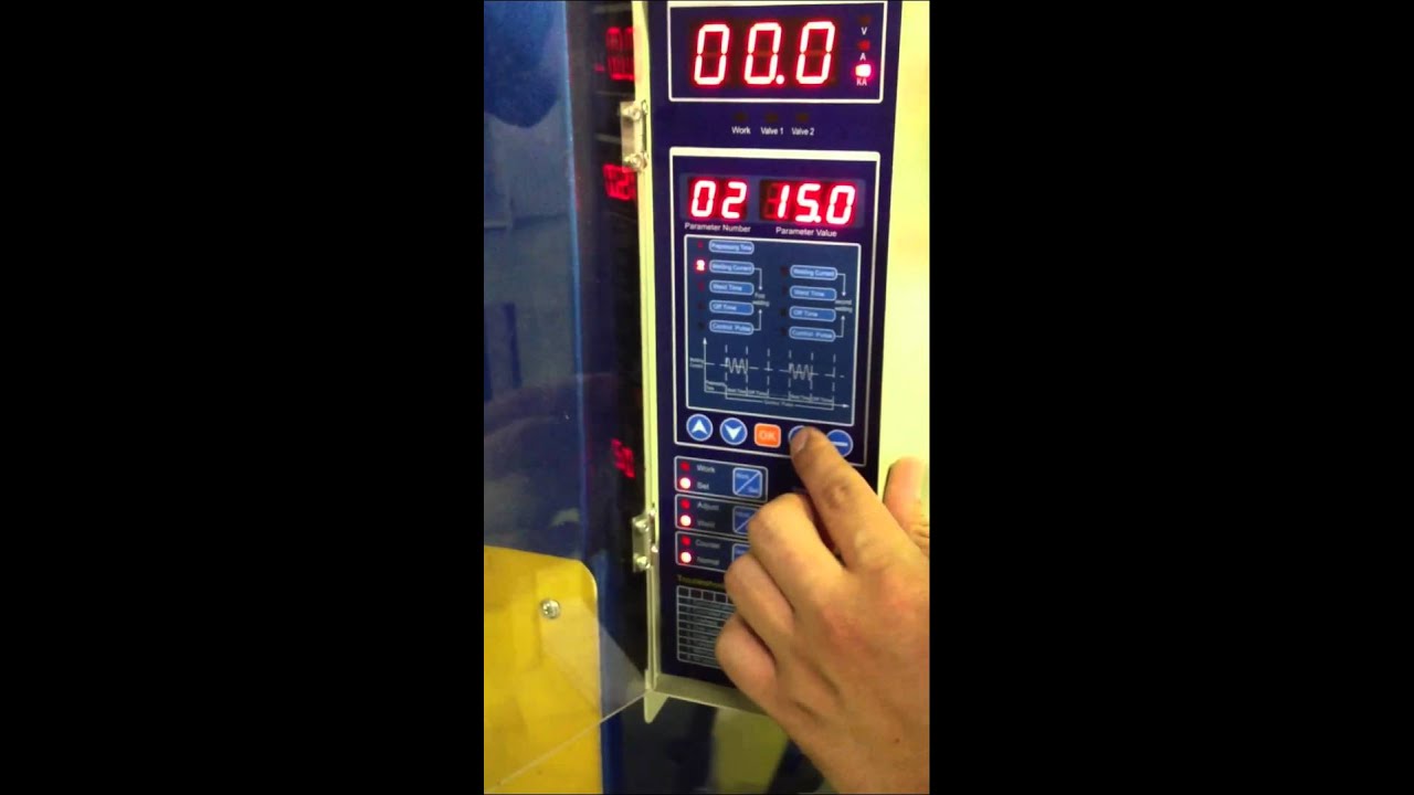 Seam welder demonstration