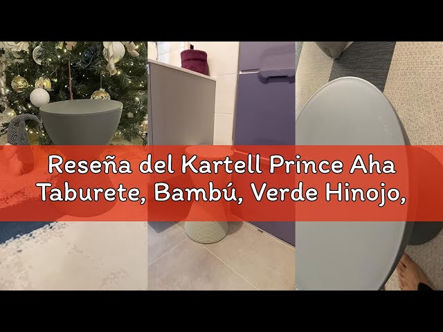 Vídeo relacionado con Kartell Prince Aha Librería, Blanco Cera, 30 x 43 x 44 cm