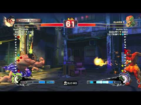SSFIVAE~ E.Honda (kusiro honda) vs.  Dhalsim (mukin bus) HD