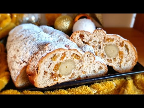 STOLLEN , La recette pas à pas du Stollen avec le chef Damien Baccon, le vrai kriststollen de Noel