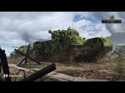 world of tanks blitz gameplay | ACE Tanker | CHURCHILL VII