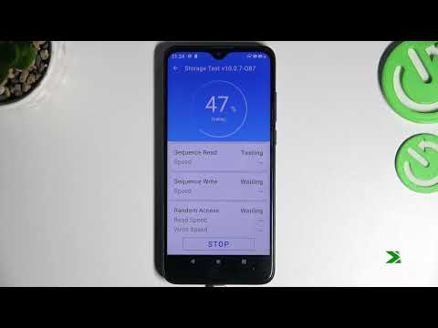 AnTuTu Storage Test on ALCATEL 1SE Lite –  Check Performance