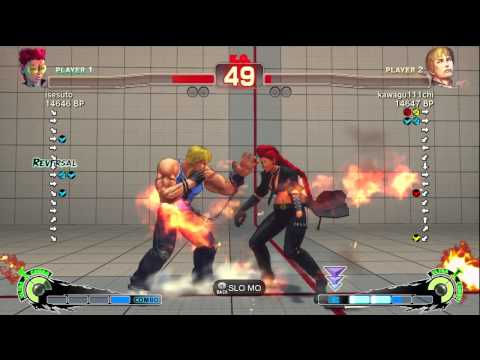 kawagu111chi [Cody] vs isesuto [Viper] SSF4 Japanese Online Ranked Matches - TRUE-HD