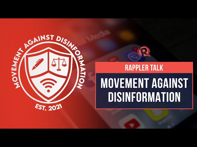 Rappler Talk: Movement Against Disinformation on their demands ahead of the 2022 elections