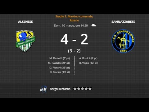 Alsenese VS Sannazzarese 4 - 2