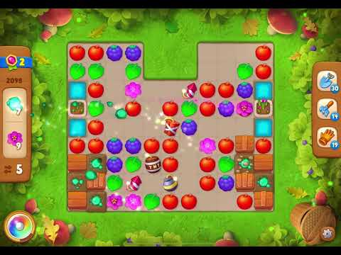 GardenScapes Level 2098 no boosters (15 moves)