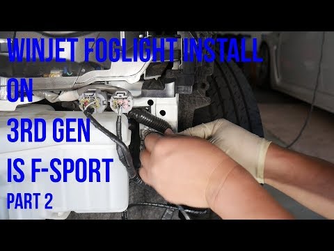 Installing WinJet Foglights Pt 2 | Wiring | Fsport Lexus IS350 IS250 IS200t 2014 2015 2016 F-sport