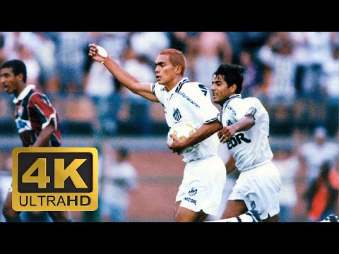 Santos 5x2 Fluminense (1995) | Remasterizado em 4K