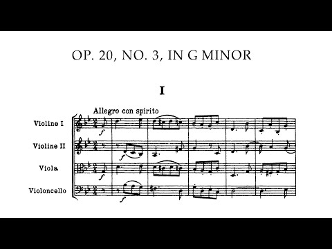 Joseph Haydn - String Quartet in G Minor, Op. 20 No. 3