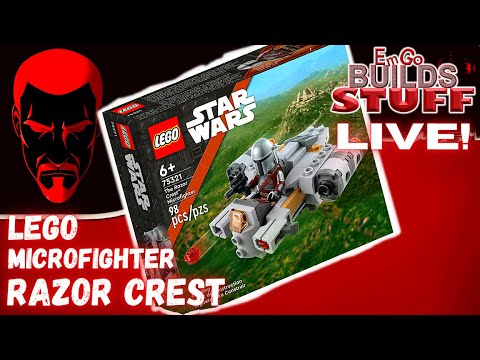 LEGO Microfighter Razor Crest: EmGo Builds Stuff LIVE!