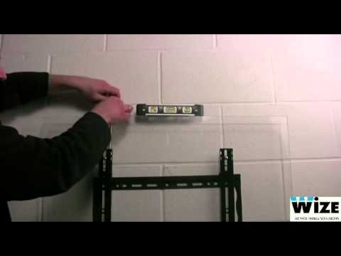 Wize F46A fixed wall mount - installation video