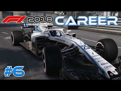 F1 2018 CAREER MODE PART 6 - MONACO - GEARBOX DRAMA!