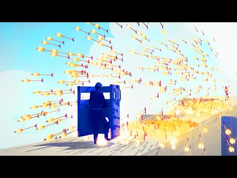 SWAT SHIELD WALL vs MULTI ARROW | TABS - Totally Accurate Battle Simulator