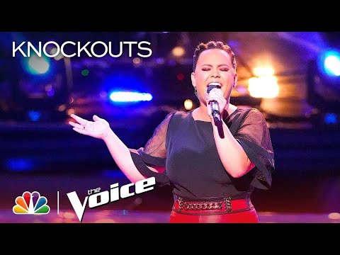 The Voice 2018 Knockouts - Natasia GreyCloud: "Tennessee Whiskey"