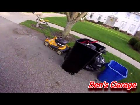 LIVE Trash Picking 2015 - Cub Cadet Lawn Mower!