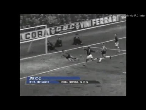1963-64 (4' Rit Coppa Campioni - 04-03-1964) INTER-Partizan 2-1 [Corso,Jair,Bajić] Gol Inter