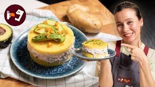 Causa Limeña de atún casera: Receta peruana muy fresca, rápida, FÁCIL y económica