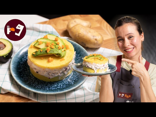 Causa Limeña de atún casera: Receta peruana muy fresca, rápida, FÁCIL y económica