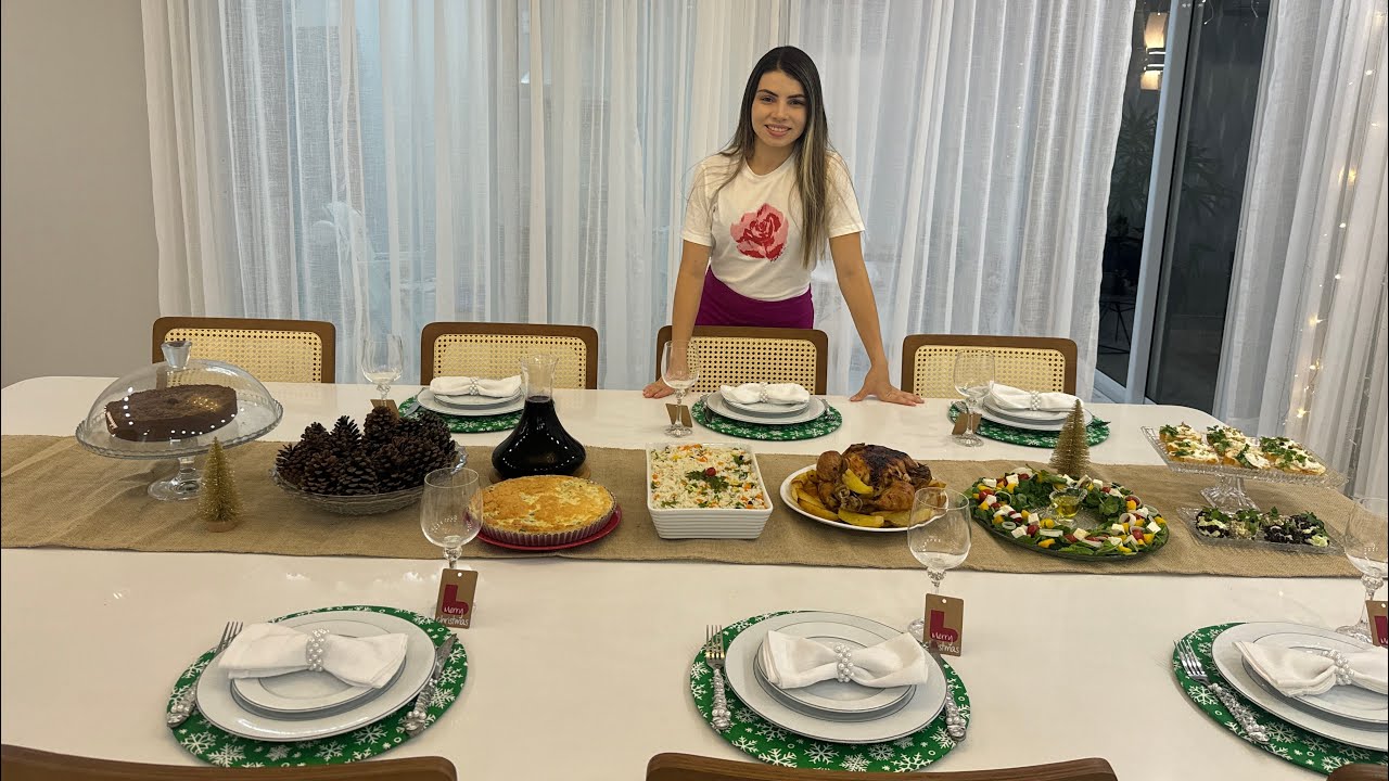 CEIA DE NATAL COMPLETA POR R$160 para 6 PESSOAS DESAFIO #palomasoares