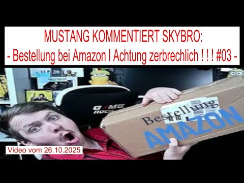 MUSTANG KOMMENTIERT: Bestellung bei Amazon l Achtung zerbrechlich
