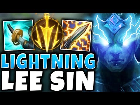LIGHTNING SURGE LEE SIN IS ELECTRIC! | FRY THE ENEMIES WITH 3.2 ATTACK SPEED - League of Legends