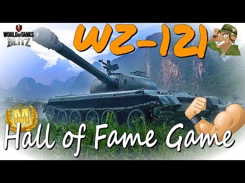 WZ-121 Hall of Fame Game | 8000+ damage | WoT Blitz [2018]