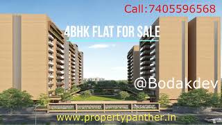 4 BHK Flat For Sale In East Ebony Bodakdev Ahmedabad.