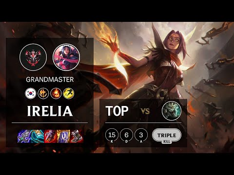 Irelia Top vs Rengar - KR Grandmaster Patch 11.6