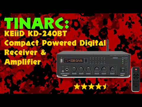 TINARC: KEiiD KD-240BT Compact Powered Digital Receiver & Amplifier