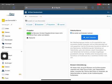 IServ-Tutorial: Videokonferenz