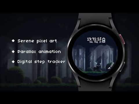 Pixel Art Forest Watch Face