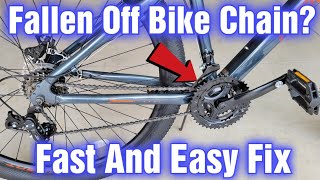 Bike Chain Fell Off - Easy Fix Tutorial