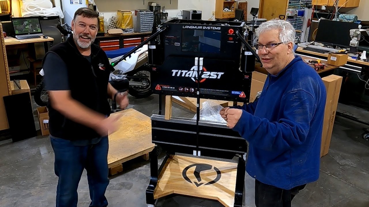 Langmuir Systems TItan 25T CNC Brake 5 Minute Unboxing