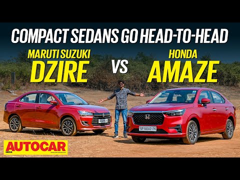 Maruti Suzuki Dzire vs Honda Amaze - Which is the new compact sedan for you? | Autocar India
