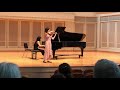 Jean Sibelius "Humoresque" 1/2/5, op.89 - Anna Zilberbord (13 y.o.) violin, Futaba Nekava piano