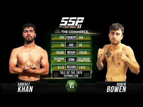 Sanfaez Khan vs Ruben Bowen - SSP 55