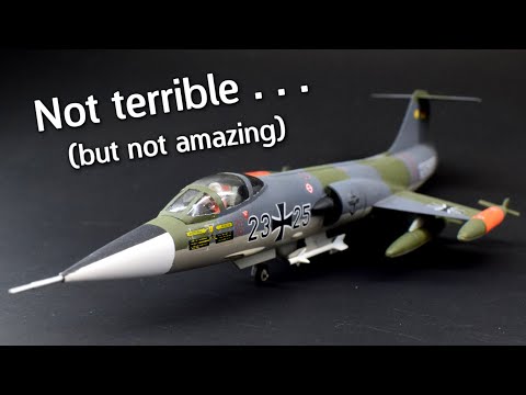 The Academy F-104G Starfighter in 1/72 Scale is NOT Terrible . . . Build & Review