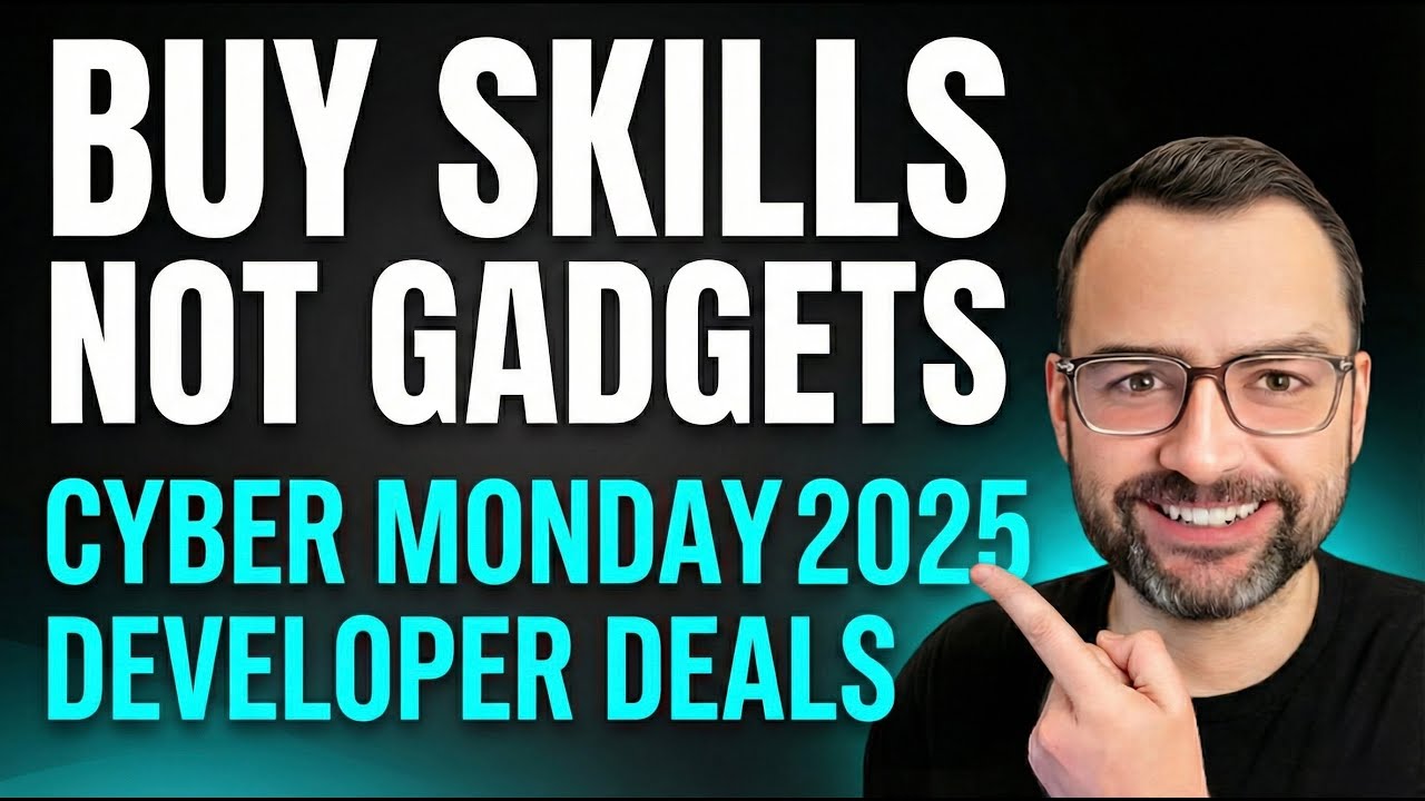 Buy Skills Not Gadgets: Best Cyber Monday Deals for Developers (2025)
