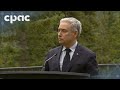 François-Philippe Champagne speaks with reporters as G7 finance ministers’ summit begins
