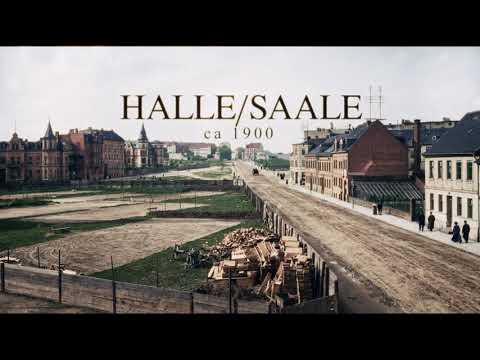 Halle (Saale) circa 1900 – reconstructed by AI from historic photographs