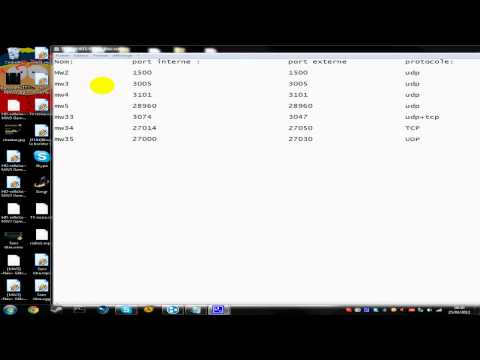 comment ouvrir nat mw3 pc