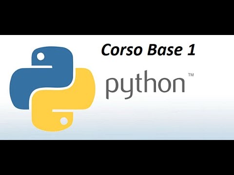 1 - Python 3 - Corso Base Modelling - Introduzione