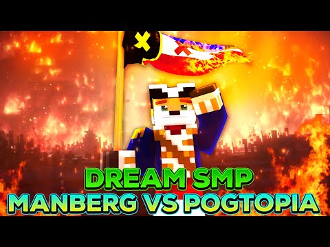 Dream SMP Minecraft - Manberg Battle VS Pogtopia |  Episode 8