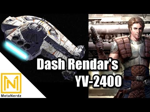 Han Solo's Rival Ship - Dash Rendar's Outrider YT-2400 Explained - Star Wars Ships
