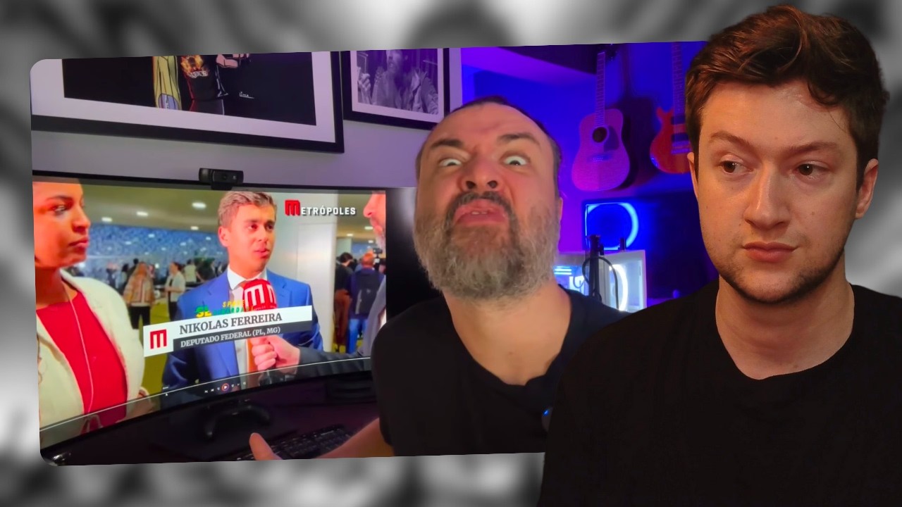 Nando Moura irritado porque Nikolas entende de política e ele não...