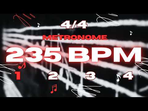 235 BPM - 4/4 Metronome