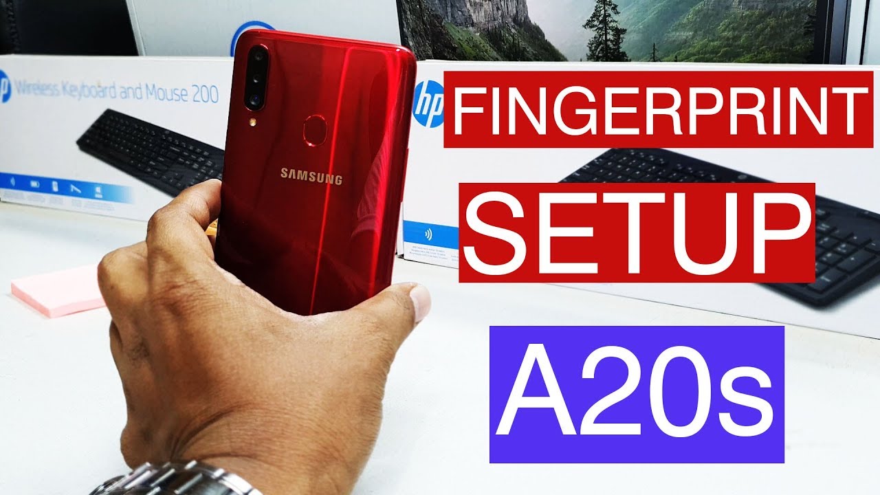 How to setup Fingerprint on Samsung Galaxy A20s