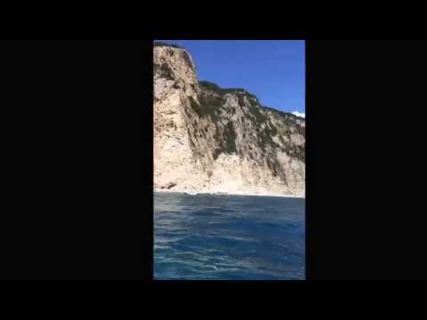 Paradise beach in paliokastrita Grecia